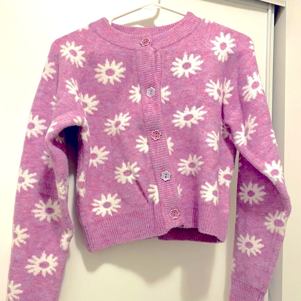 Zara floral cardigan size S